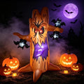8 ft Inflatable Haunted Tree with Black Bats, Halloween outdoor decoration