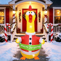 8 ft Inflatable Screaming Chicken, Christmas outdoor decoration
